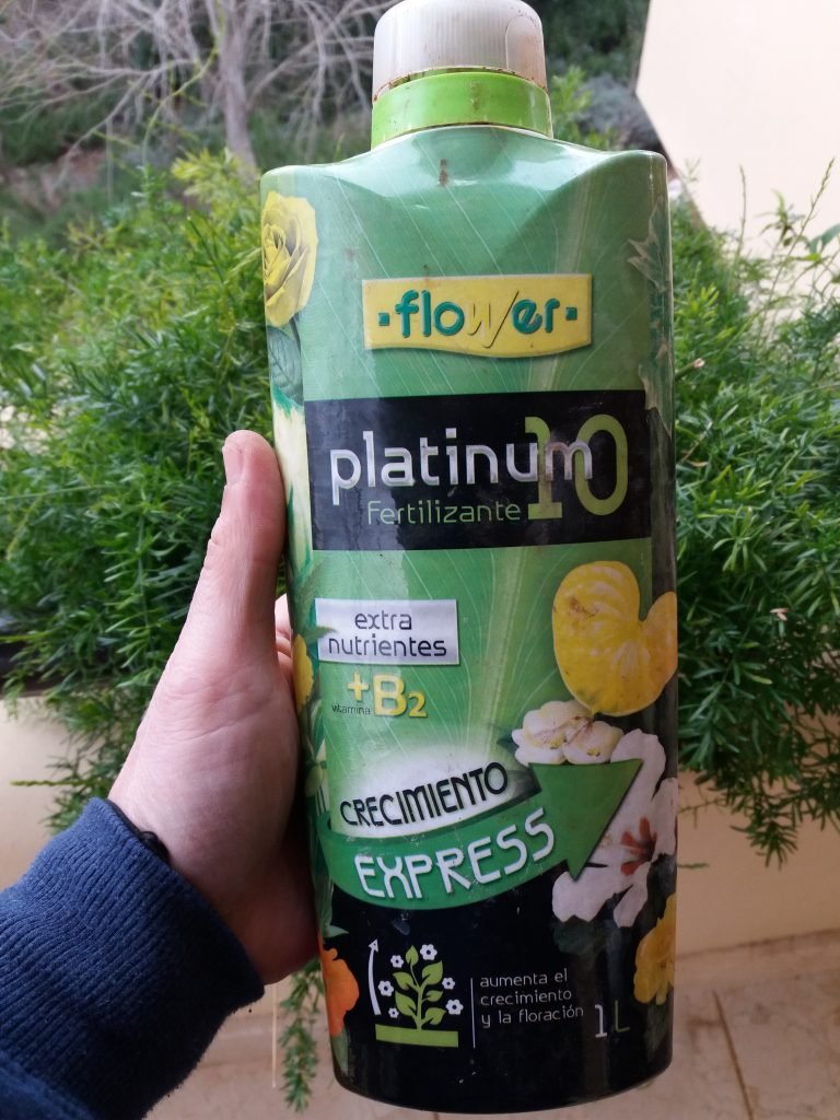 Fertilizante Platinum10, excelente.